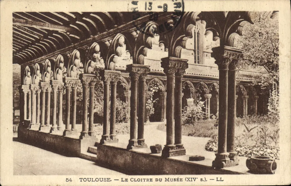 Toulouse — O Claustro do Museu (século XIV) — LL - Frente