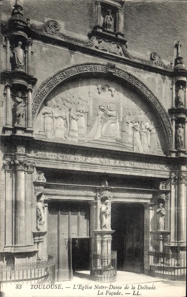 Toulouse — Kirche Notre-Dame de la Dalbade — Fassade — LL. - Vorderseite