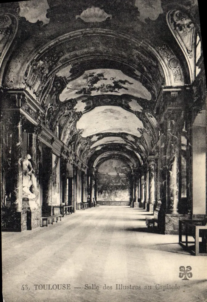 Toulouse — Saal der Ehrwürdigen am Capitole — anonymer Verleger, Nr. 43 - Vorderseite