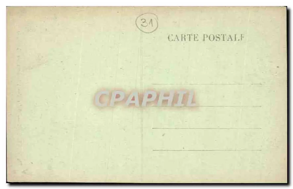 Toulouse — Saal der Ehrwürdigen am Capitole — anonymer Verleger, Nr. 43 - Rückseite