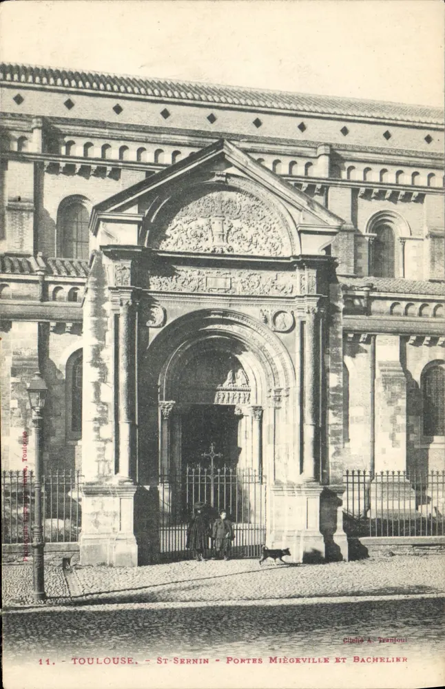 Toulouse - St-Sernin - Portes Miègeville et Bachelier - Vorderseite