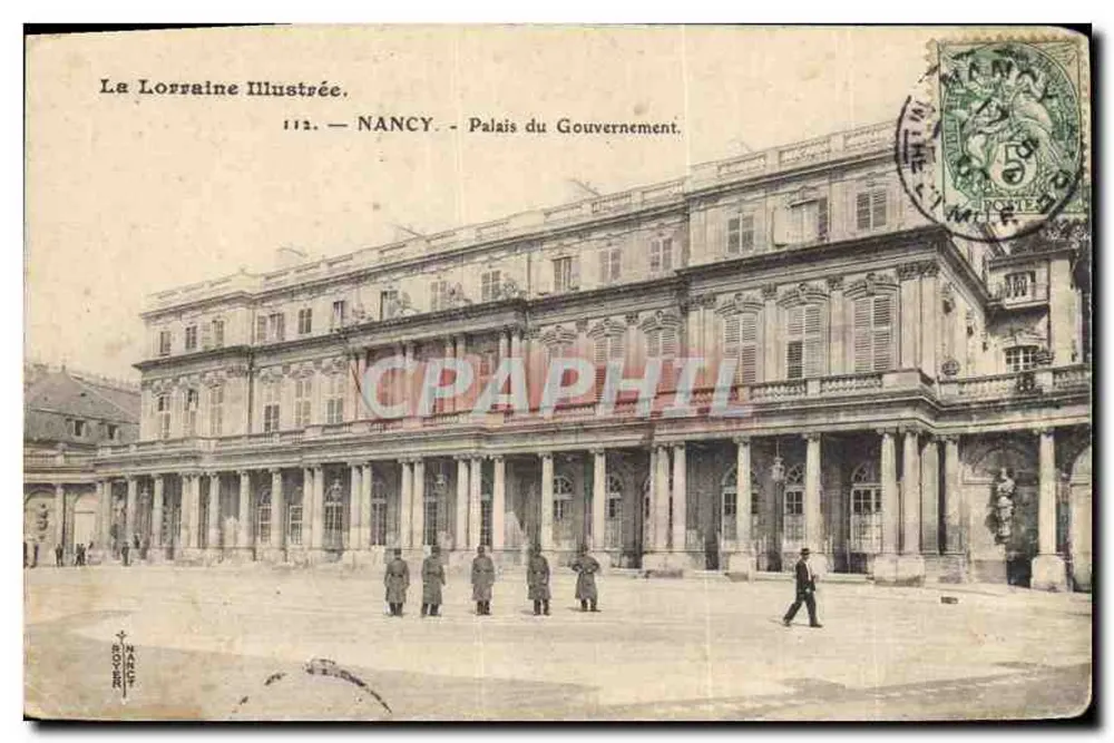NANCY — Regierungsgebäude — La Lorraine Illustrée, n° 112 - Vorderseite