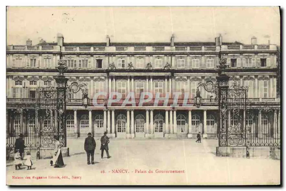 Nancy — Palais du Gouvernement — Maison des Magasins Léonin, édit., Nancy - Voorkant