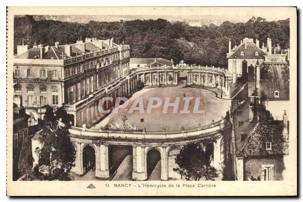 NANCY - O Hémiciclo da Praça Carrière — n°11 - Frente