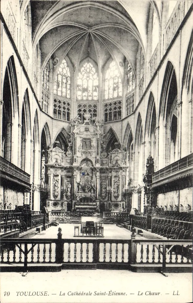 Toulouse — Kathedrale Saint-Étienne — Der Chor — LL - Vorderseite