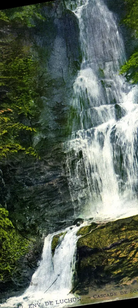 Env. de Luchon — Cascata de Soumagne — Editor não identificado, n° 147 - Frente