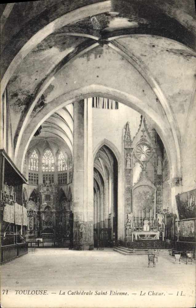 Toulouse — Die Kathedrale Saint-Étienne — Der Chor - Vorderseite