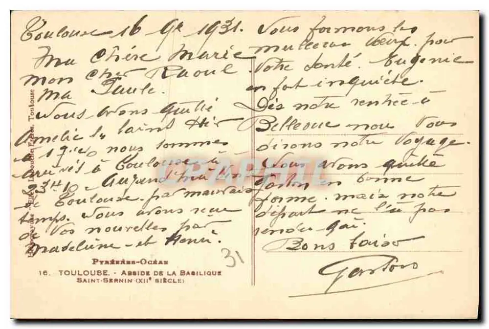 Abtei Saint-Sernin — Toulouse — Mélìo 4 - Rückseite