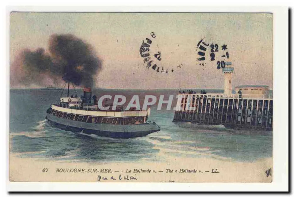 Boulogne-sur-Mer — A Holanda — LL — Par de l'Alain - Frente