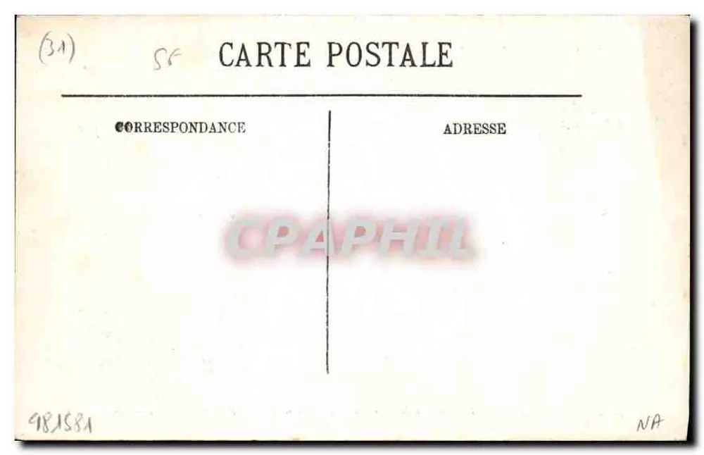 Toulouse — Der Kapitelsaal des alten Augustinerklosters (17. Jahrhundert) — SELECTA - Rückseite