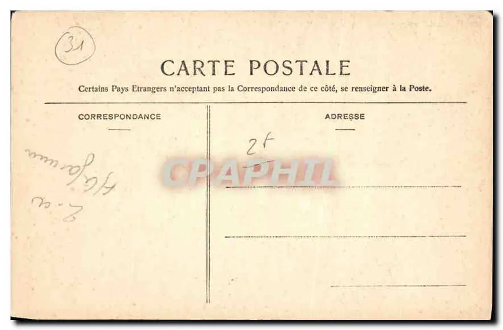 Toulouse — Innenansicht der Église de la Dalbade — Verlag: LEBOUCHE PRÈS TOULOUSE, Nr. 98 - Rückseite