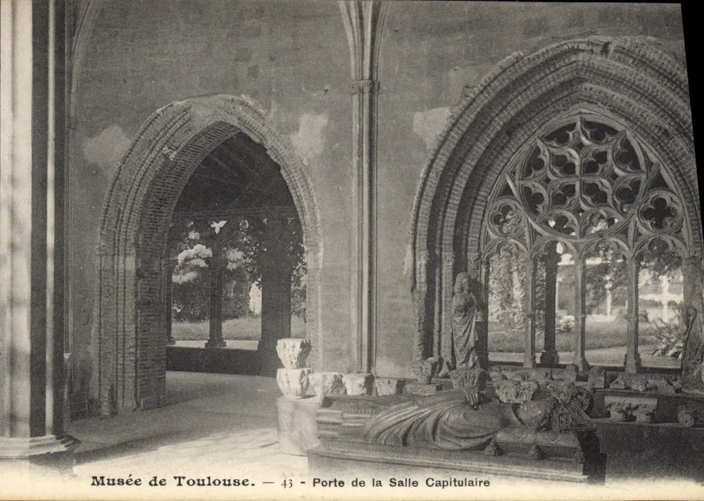 Museum von Toulouse — Tür der Kapitelhalle — Museum von Toulouse — 43 - Vorderseite