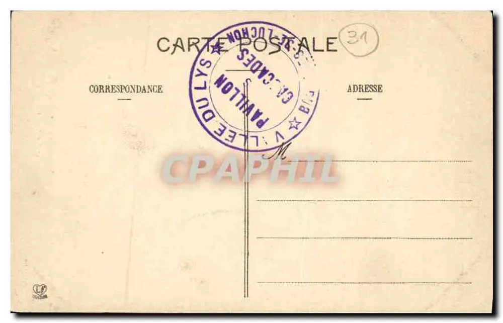 Luchon - A Rure d'Enfer — Fototipo Laboucha Gréva, Toulouse, n° 13 - Verso