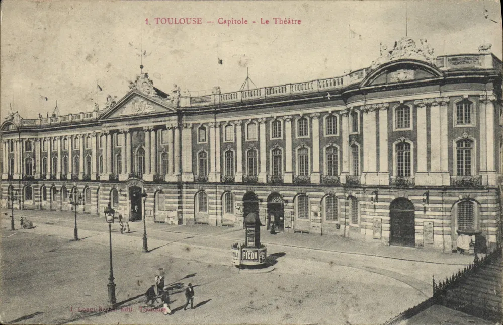 Toulouse — Capitole — O Teatro — J. Longi & Bercher, Toulouse - Frente