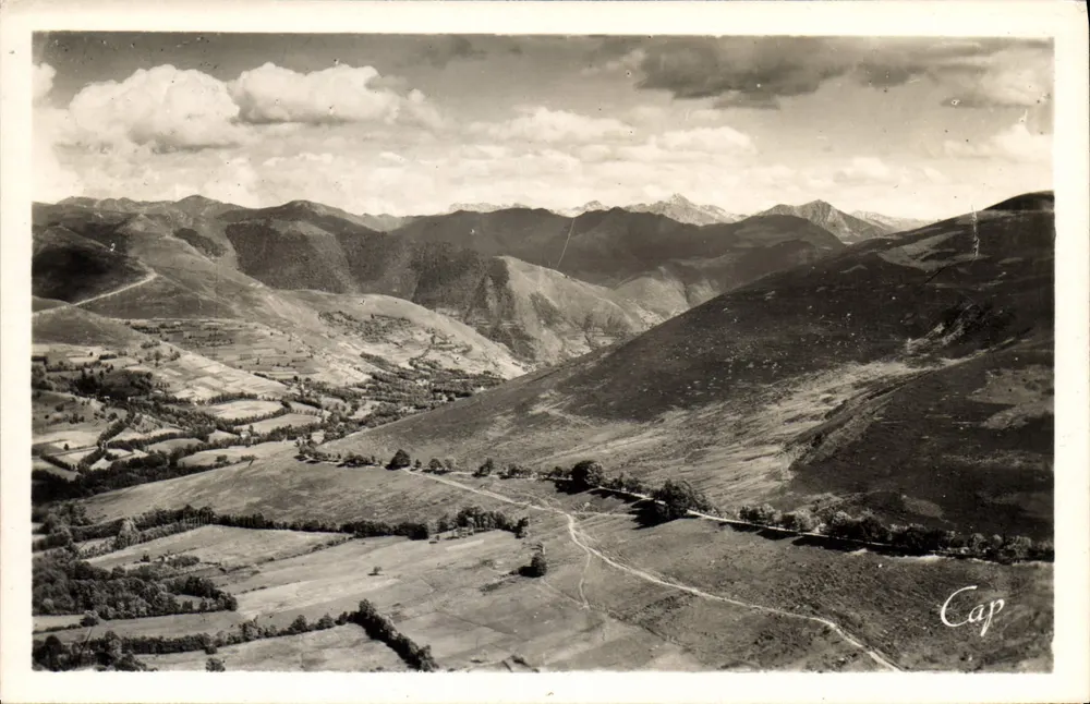 Luchon - Col de Peyresourde — vista panorâmica — C.A.P. (Cap) n°181 - Frente