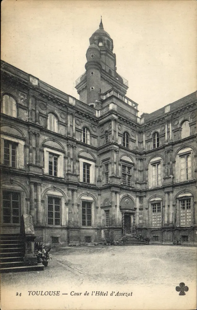 Toulouse — Cour de l'Hôtel d'Assezat — unbekannter Verlag, Nr. 24 - Vorderseite