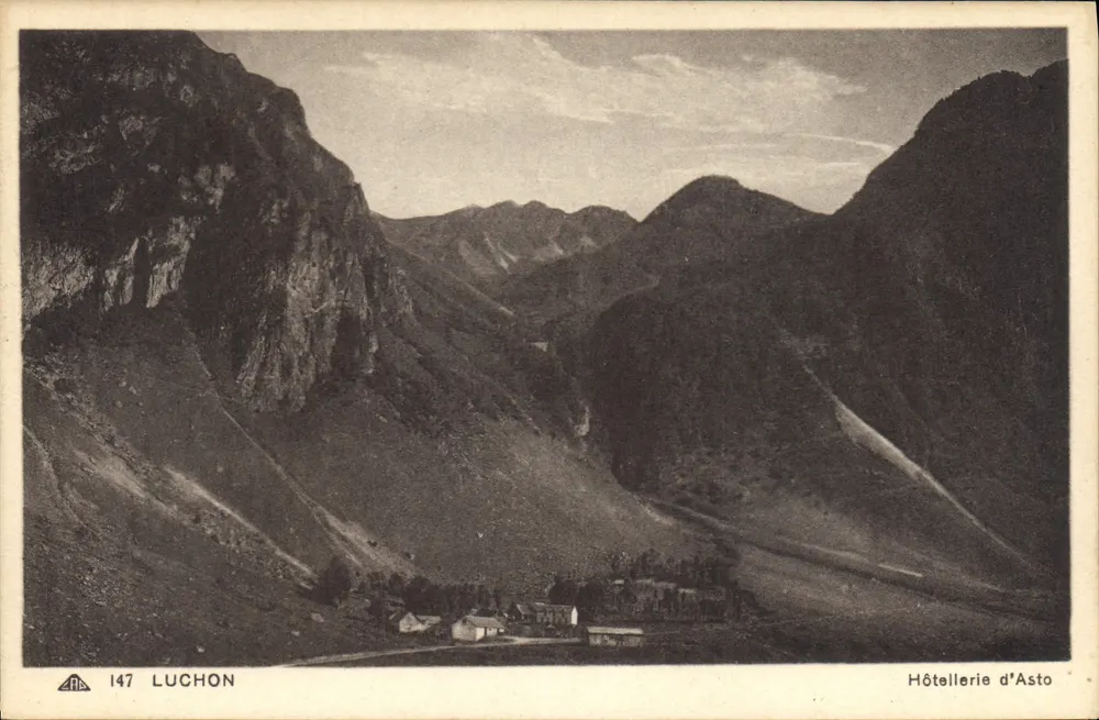 Luchon — Hótel Asto — Editor: CPRA PHIL - Frente