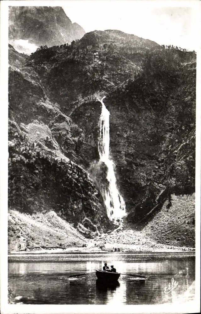 Pyrénées-Océan — Die große Wasserfälle von 273 Metern — Éditions Labouche — n°711 - Vorderseite