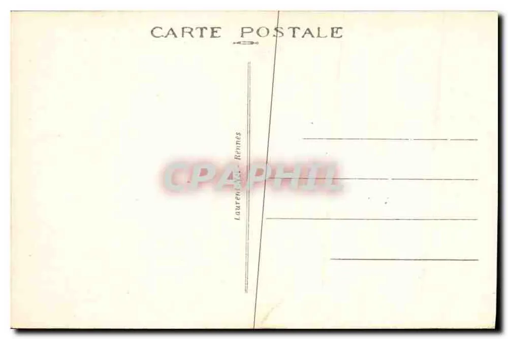 Sainte-Anne-d'Auray — Estátua Milagrosa — Editor Laurentin, n° 2985 - Verso