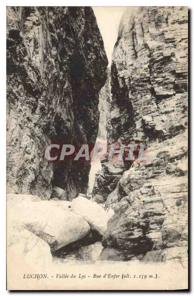 Luchon - Vale do Lys - Rue d'Enfer (alt. 1.159 m.) - Frente