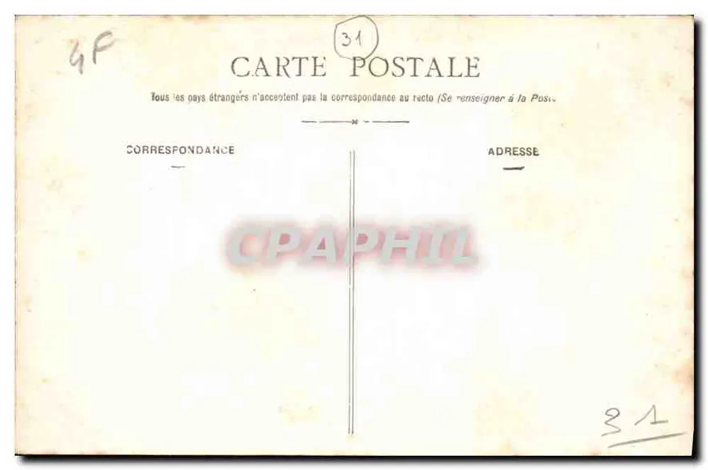 Les Tourettes de Pène Méleré au Mail du Cricq — Winteransicht — Edition Benoist - Rückseite