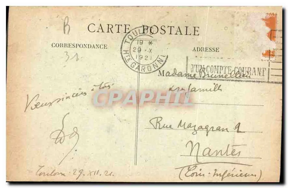 Toulouse — Portal da Dalbade — Edição Bayond, n° 64 - Verso