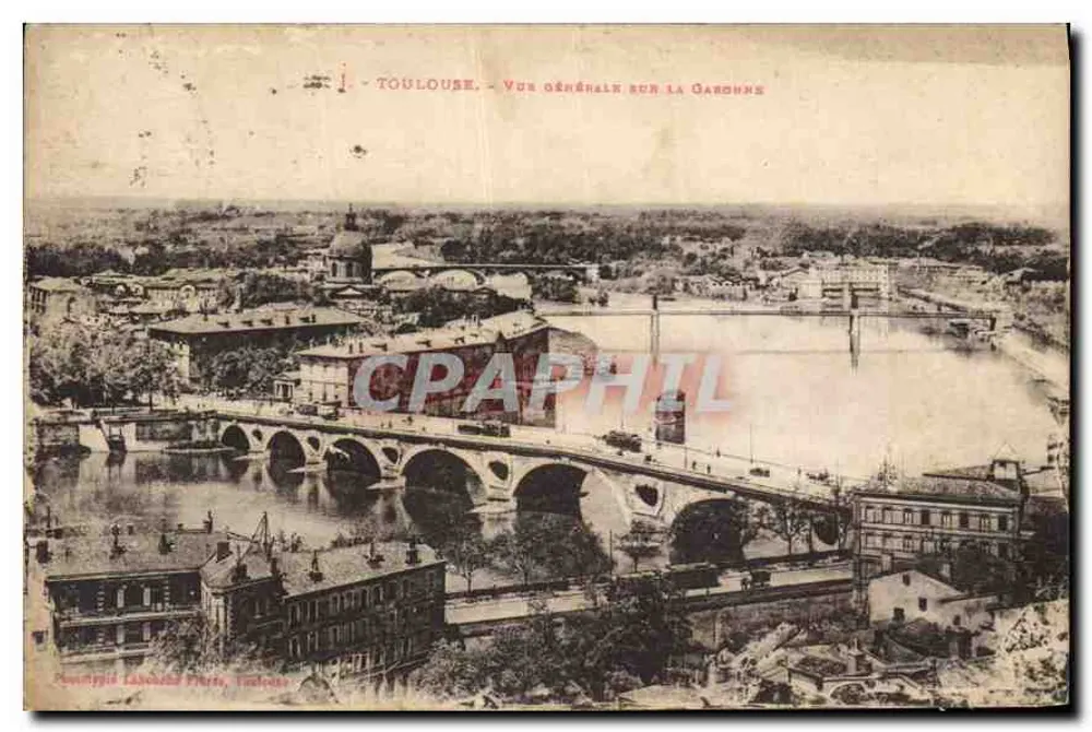 Toulouse — Allgemeiner Blick über die Garonne — Verlag Lancelot, Toulouse - Vorderseite
