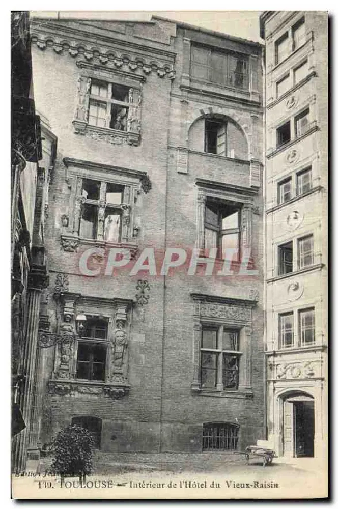 Toulouse — Innenansicht des Hôtels du Vieux-Raisin — Jugendausgabe - Vorderseite