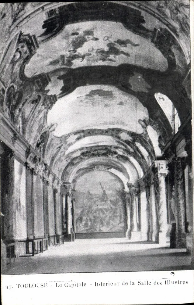 Toulouse - Das Capitole - Innenraum der Salle des Illustres — Ausgabe J. Longi-Béchel, n°97 - Vorderseite