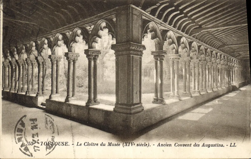 Toulouse - Der Cloister des Museums (14. Jahrhundert) - Ehemaliges Augustinerkloster - LL - Vorderseite