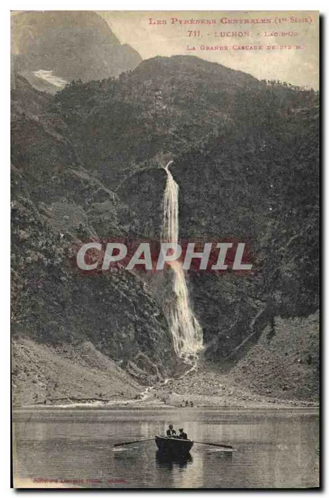 Pirineus Centrais (1ª Série) — A Grande Cachoeira de 1450 m — Luchon, Lago Bégo - Frente