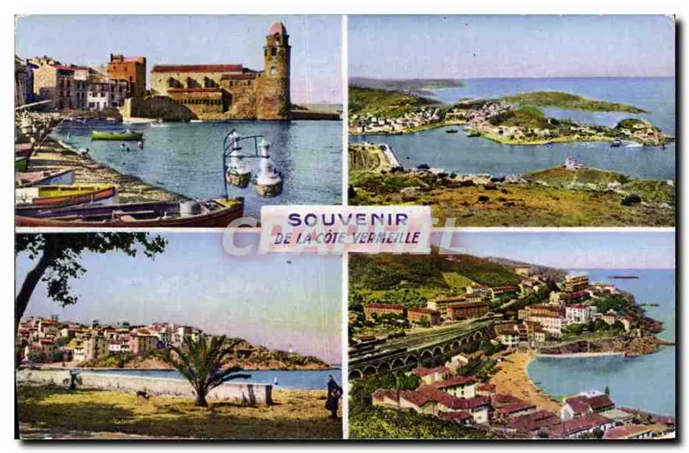 La Costa Vermeille — Ricordo — Les Éditions Narbo-Toulouse - Recto