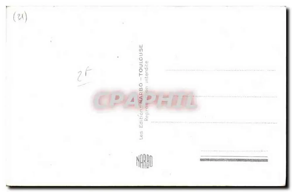 La Costa Vermeille — Ricordo — Les Éditions Narbo-Toulouse - Verso