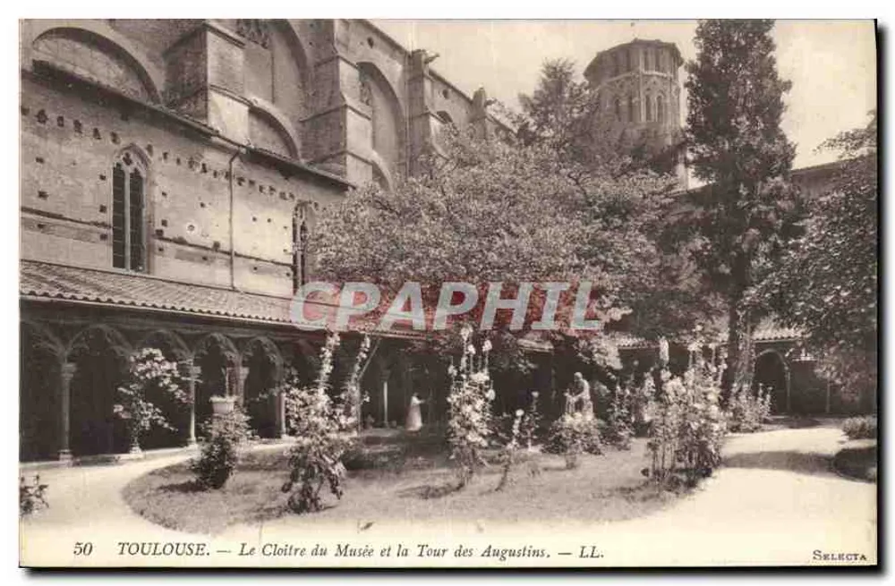 Toulouse — Der Cloister des Museums und die Turm der Augustiner — Selecta - Vorderseite