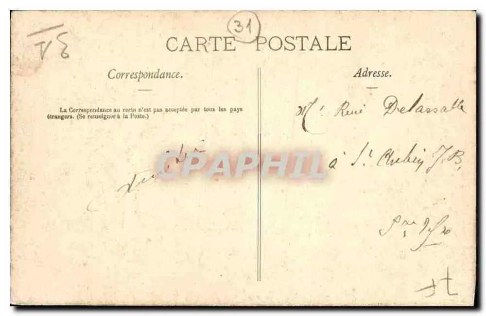 A Rua do Inferno — Luchon, Vale do Lys — Les Pyrénées Illustrées, n°730 - Verso