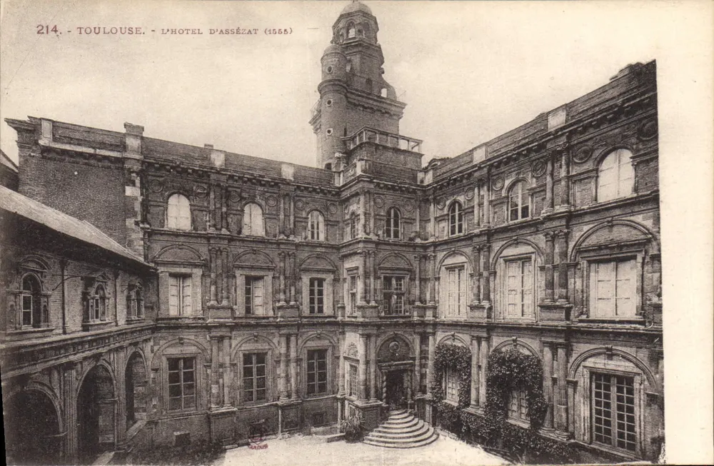 Toulouse - O Hotel d'Assézat (1555) — Fototipia Labouche-Fières, n°214 - Frente