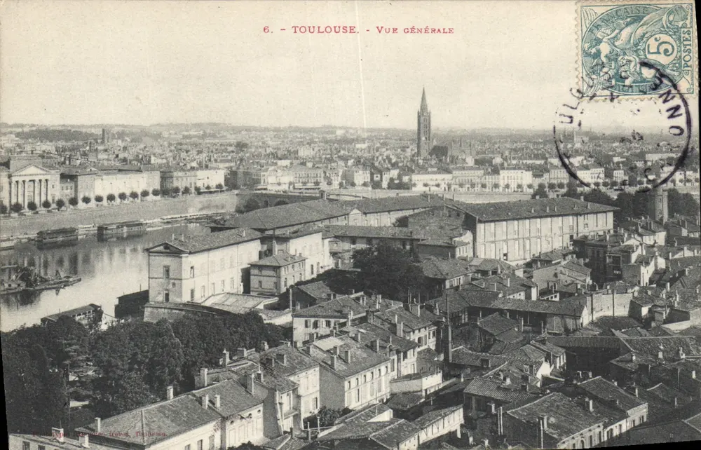 Toulouse - Vista Geral — editor Pallasse, n°6 - Frente