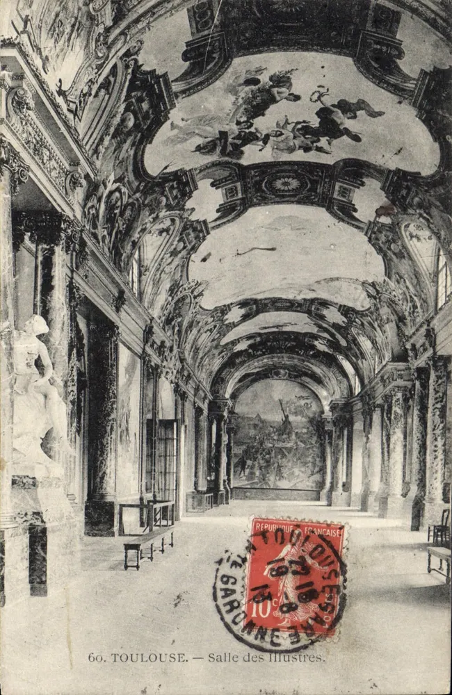 Toulouse — Sala dos Ilustres — Fototipia de Arte e Arqueologia do Sudoeste - Frente