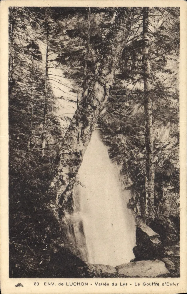 ENV. de LUCHON - Tal des Lys - Der Gouffre d'Enfer - Vorderseite