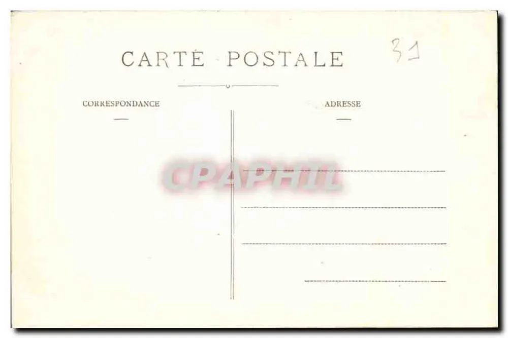 Toulouse — Gräber der Grafen von Toulouse — J. Longi Béchel, Verlag, Toulouse, n° 209 - Rückseite