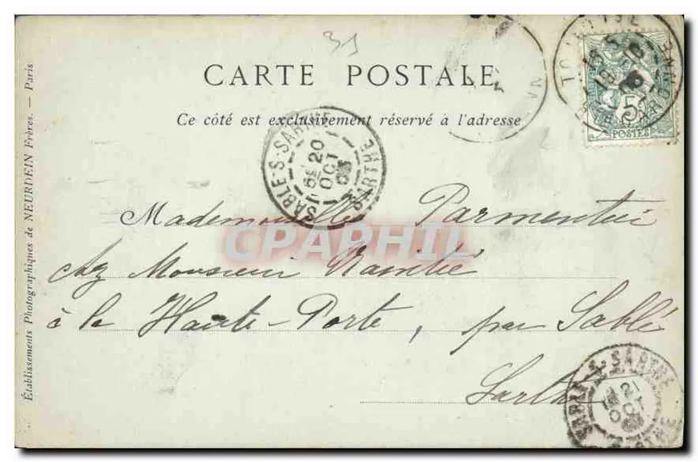 Toulouse — Le Musée — A. Dapuy - Verso