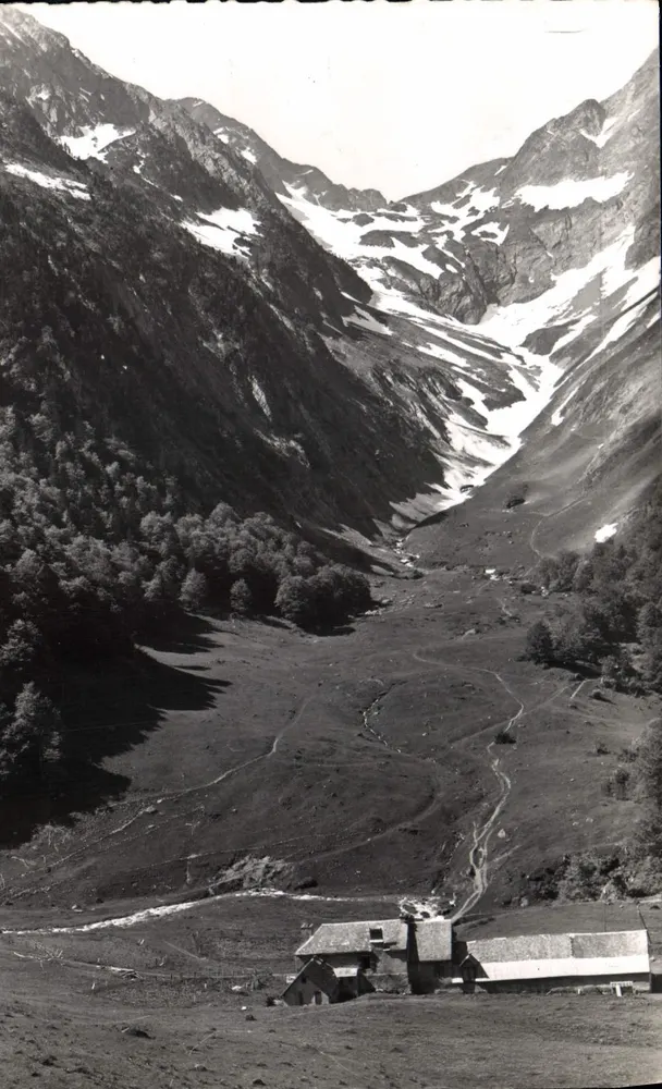Das Hospiz Frankreich & Berg des Hafens von Venasque — Luchon (Haute-Garonne) — Photo Cantaloup, Luchon - Vorderseite