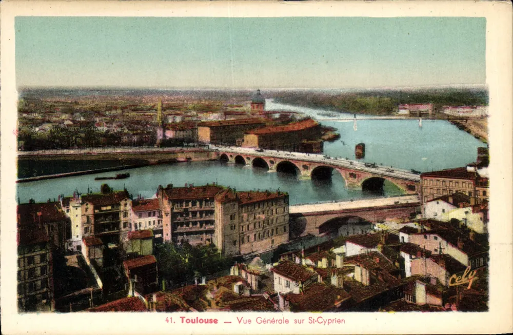 Toulouse — Vista Geral sobre São Cipriano — Cely, n°41 - Frente