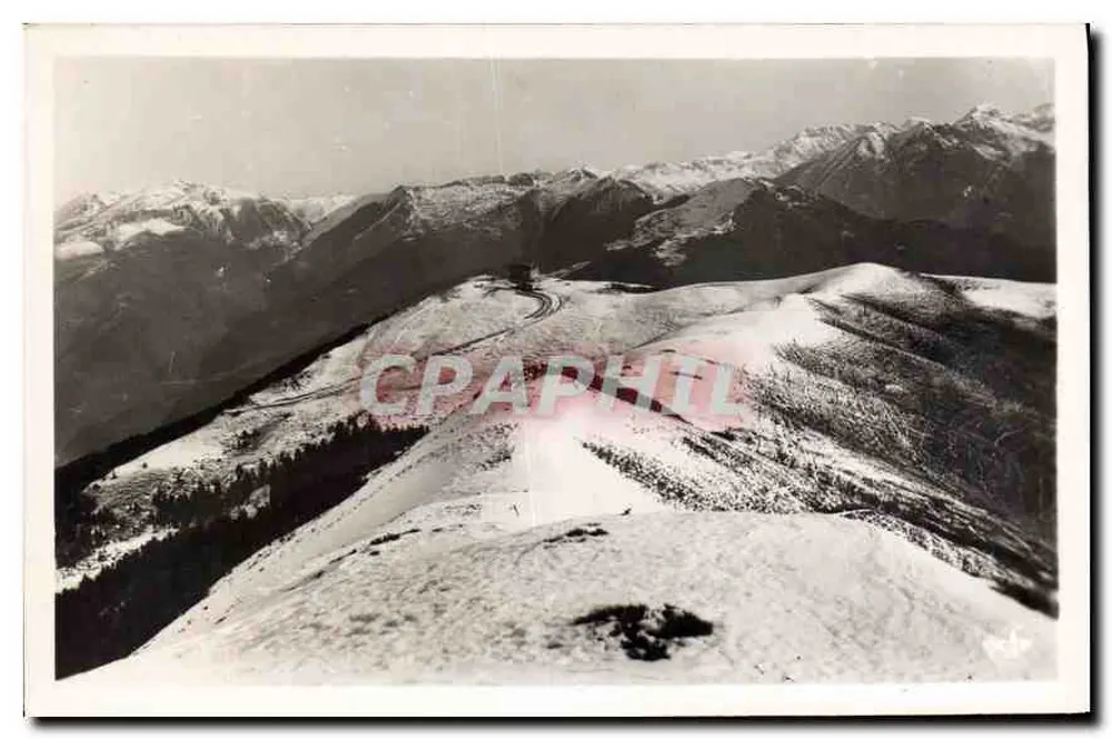 Superbagnères (alt. 1800 m.) — Im Winter — Der Plateau und das Hotel — Verleger G.A.P. Paris - Vorderseite
