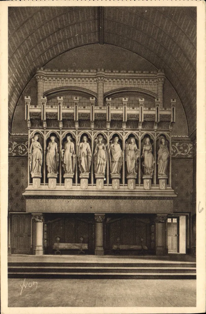 Kamin der Halle der Ritter — Schloss Pierrefonds (Oise) — Éditions d'Art YVON, Paris - Vorderseite