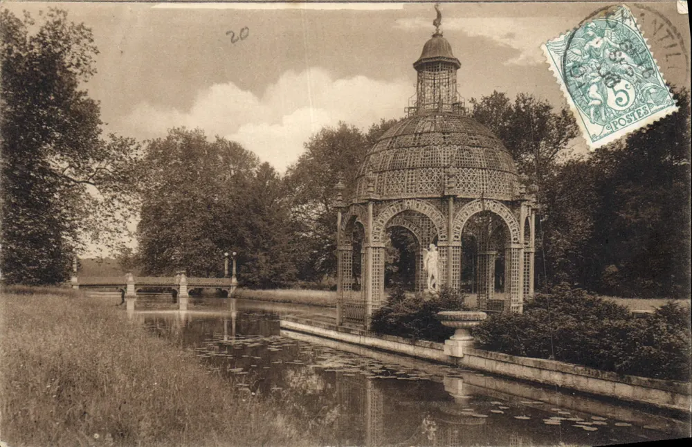 O Castelo do Amor — Chantilly — Carte Postale de Luxe - Frente