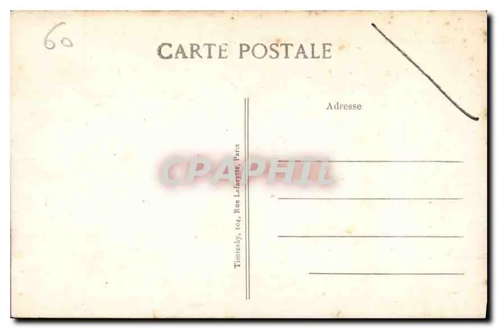 Castelo de CHANTILLY — A Ilha do Amor — T.M.K. - Verso