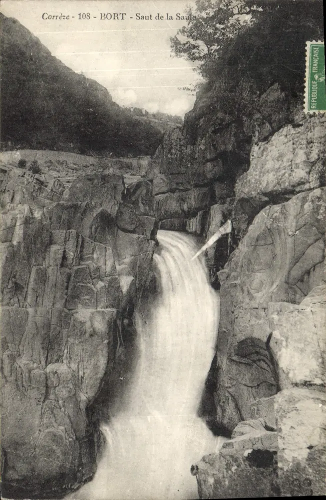 Corrèze - 108 - BORT - Salto da Saule — editor Corrézouf - Frente