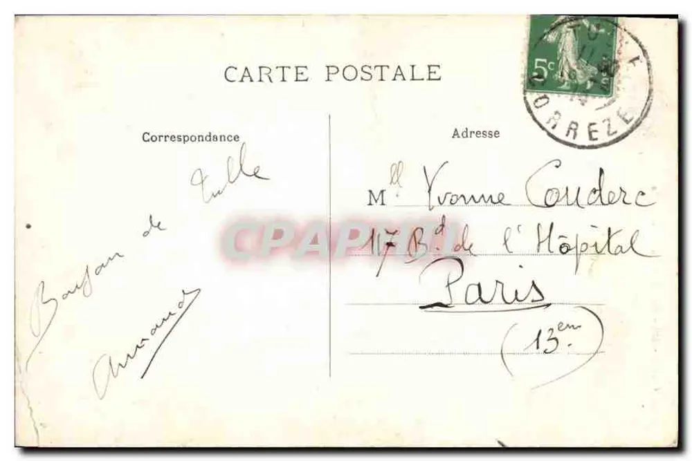 Corrèze - 108 - BORT - Salto da Saule — editor Corrézouf - Verso