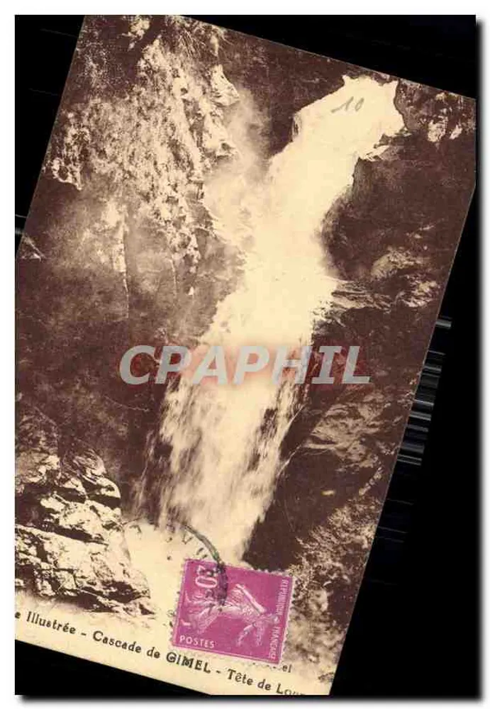 Cascata de GIMEL - Cabeça de Lobo — Editor: La Vie Illustrée, n° 10 - Frente